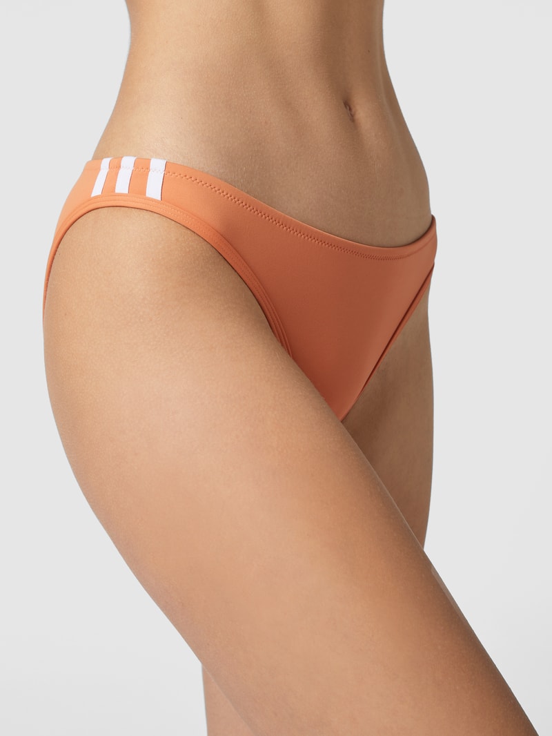 Bikini-Slip mit Logostreifen in orange