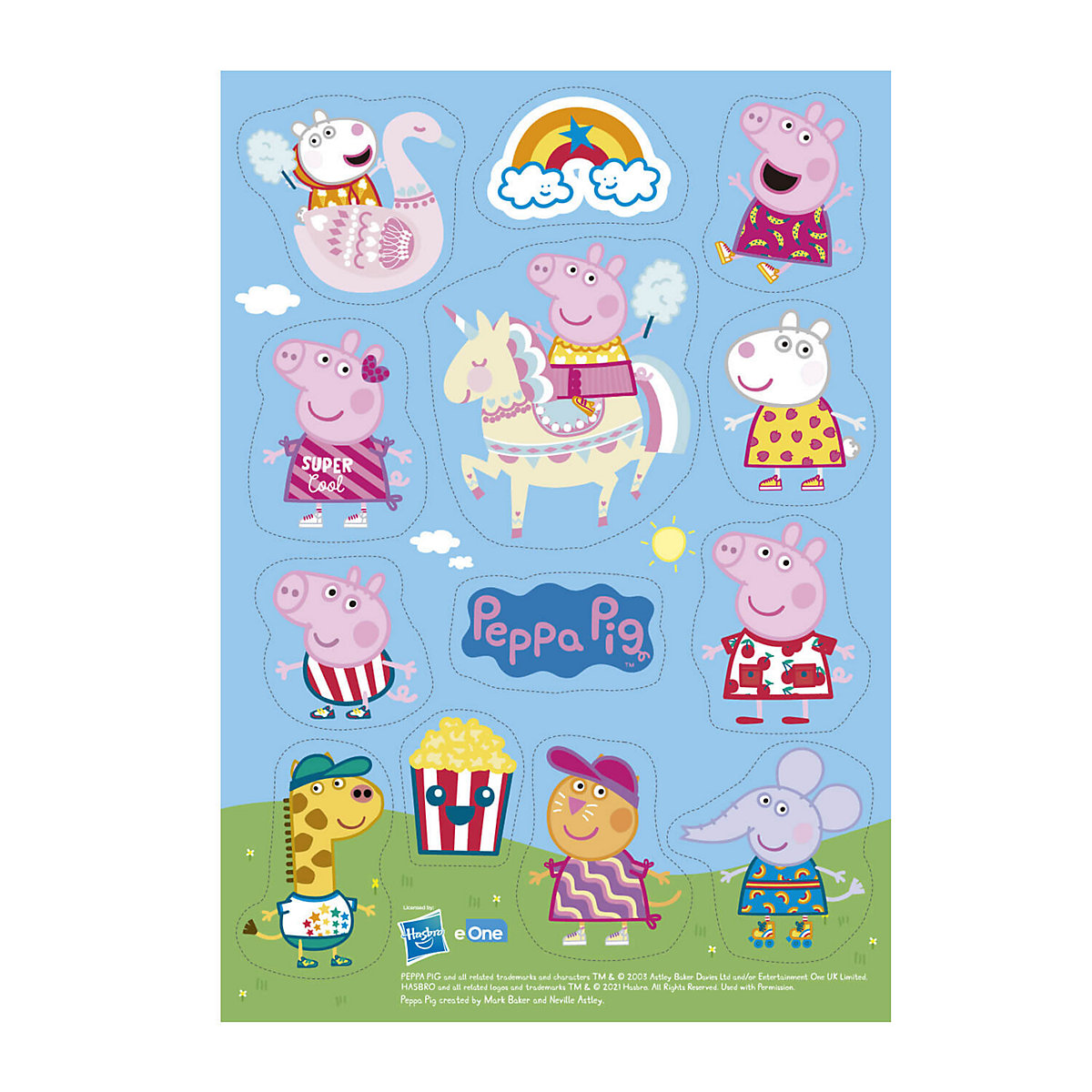 Essbare Mini-Tortenaufleger Peppa Wutz