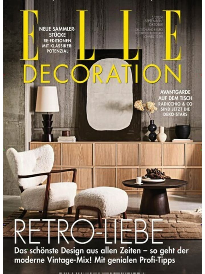 Hubert Burda Media 6 x ELLE DECORATION Zeitschrift (Gutschein für Jahres Abo) günstig kaufen onesize