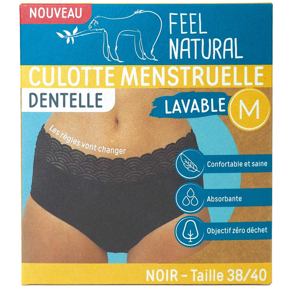 feel natural Culotte menstruelle Dentelle - taille  M  (38/40) Culotte menstruelle