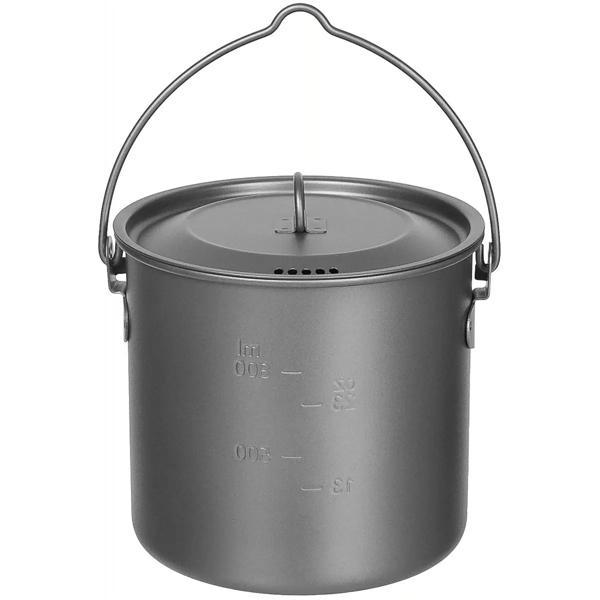 Topf Titan klein mit Deckel