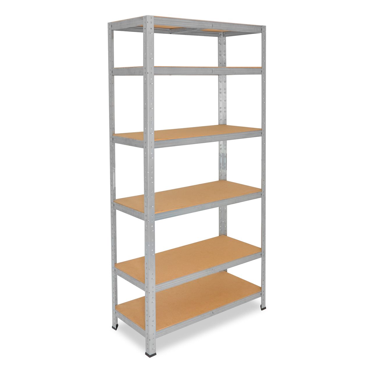 Shelfplaza HOME 180x60x30cm Schwerlastregal in verzinkt mit 6 Böden