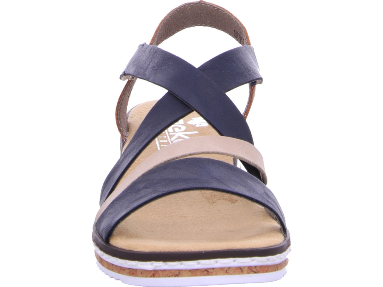 RIEKER Klassische Sandalen blau