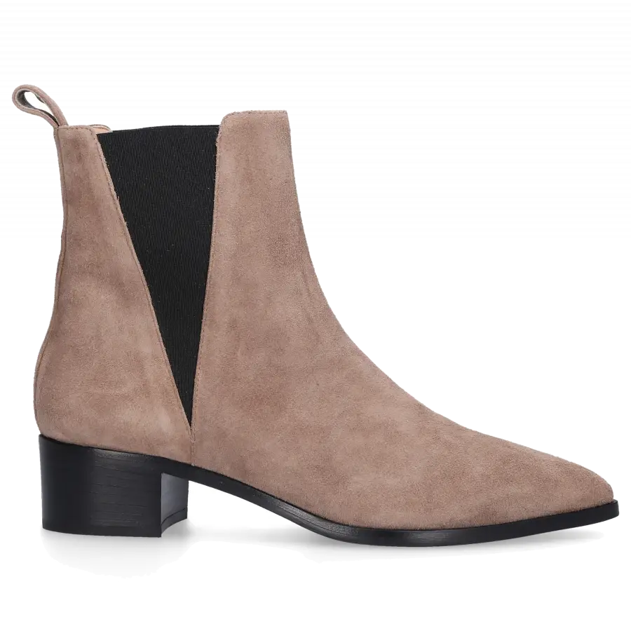 EN AVANT - Chelsea Boots X202028 Veloursleder - beige