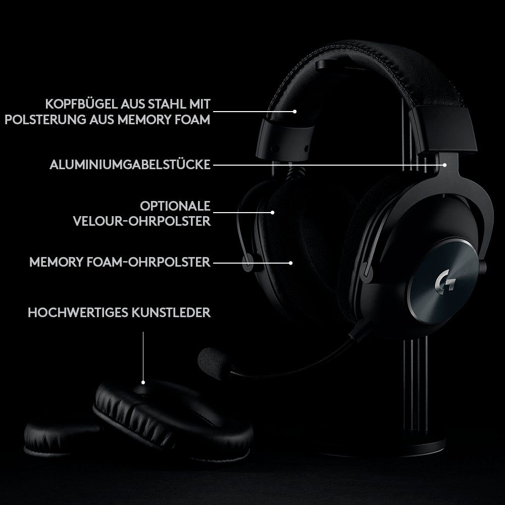 Logitech G PRO X Wireless LIGHTSPEED Over-Ear-Kopfhörer (Rauschunterdrückung)