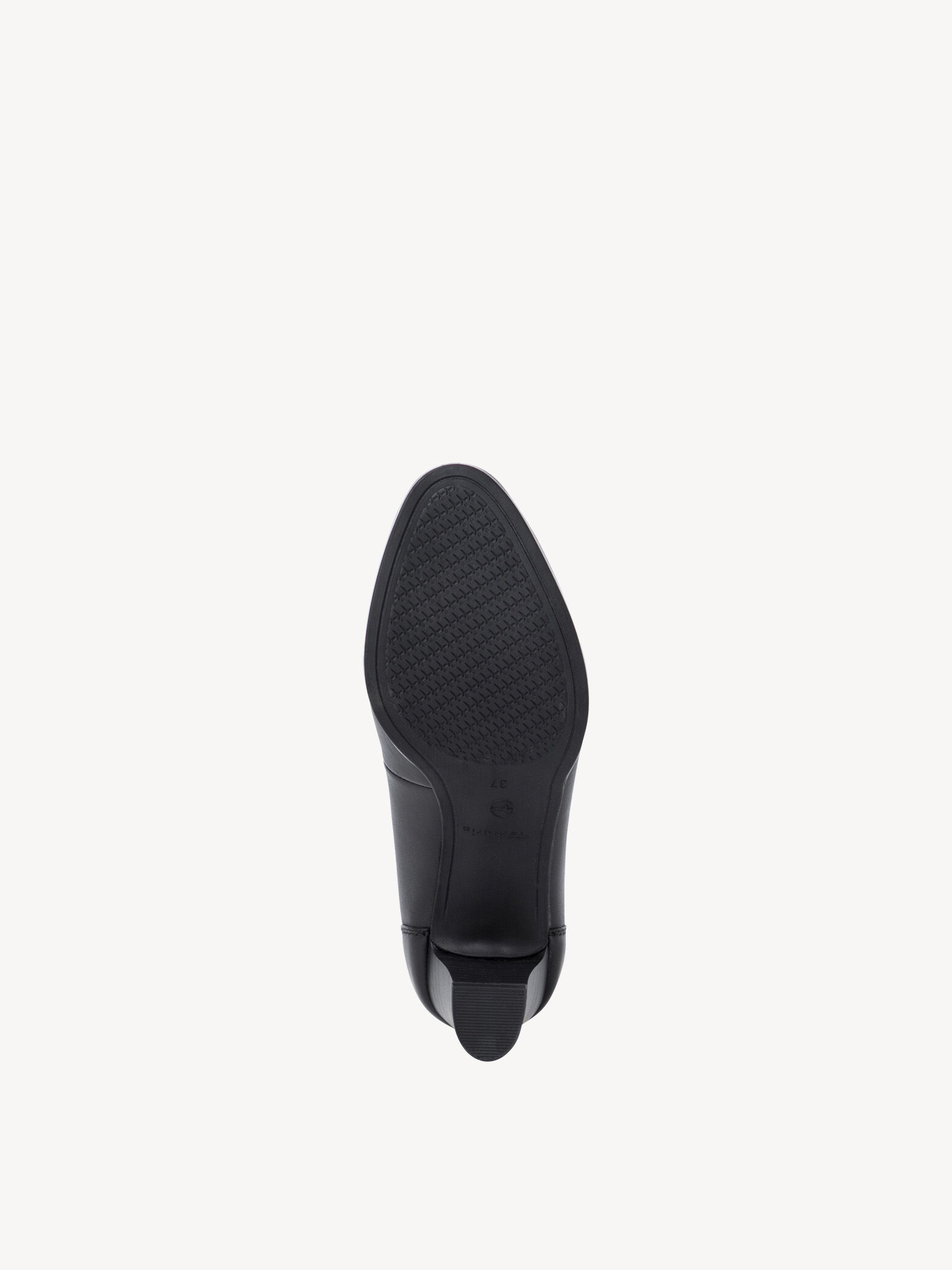Escarpin en cuir - noir