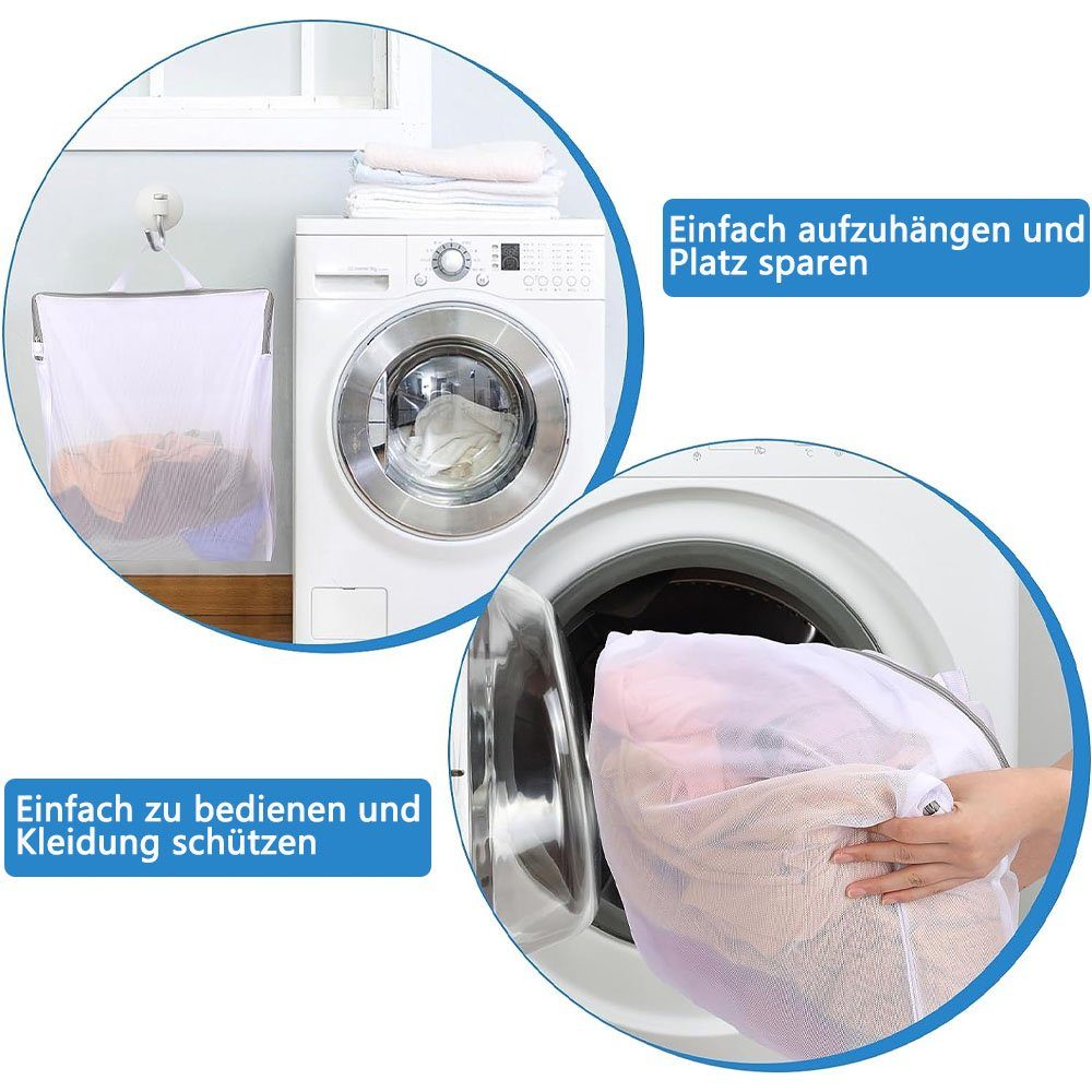 Sarfly Wäschesäckchen Wäschenetz für Waschmaschine,Mesh Wäschesack,(2-St)