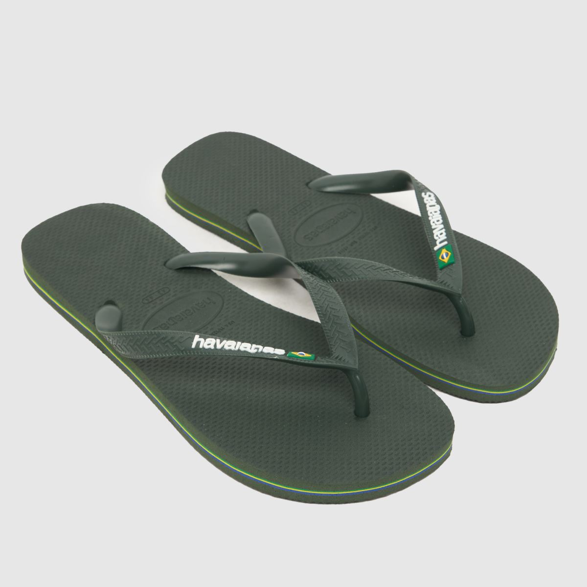 Havaianas brasiliga sandaler i mörkgrönt