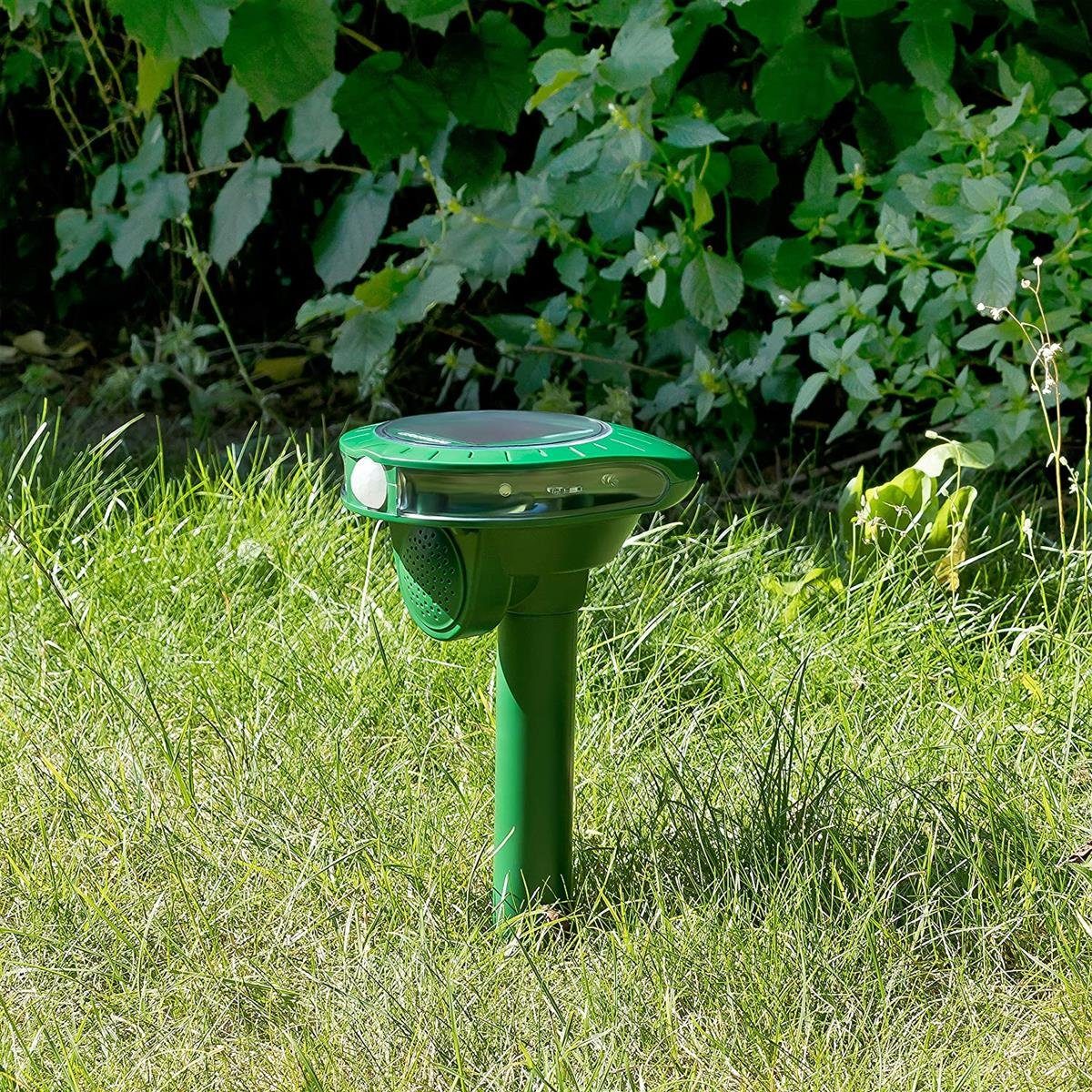 Grundig Ultraschall-Tierabwehr Ultraschall Solar Tiervertreiber