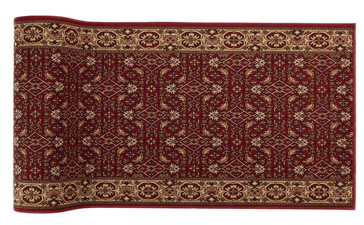 Läufer Läufer Teppichläufer Brücke - Vorzimmer Küche - Rot, Mazovia, 67 x 100 cm, Kurzflor, Rutschfest, Meterware, Verschiedene Größen