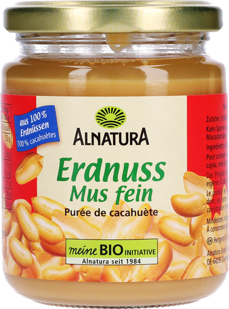 Alnatura Bio Erdnussmus Fein