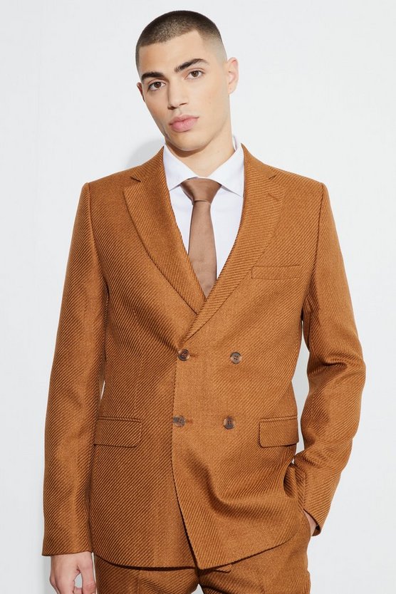 Zweireihiger Skinny Blazer