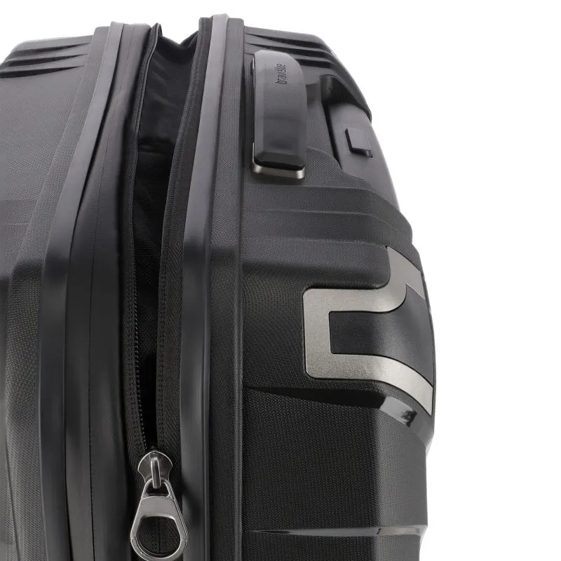 Travelite ELVAA Trolley M mit 4 Rollen (erweiterbar) - Schwarz