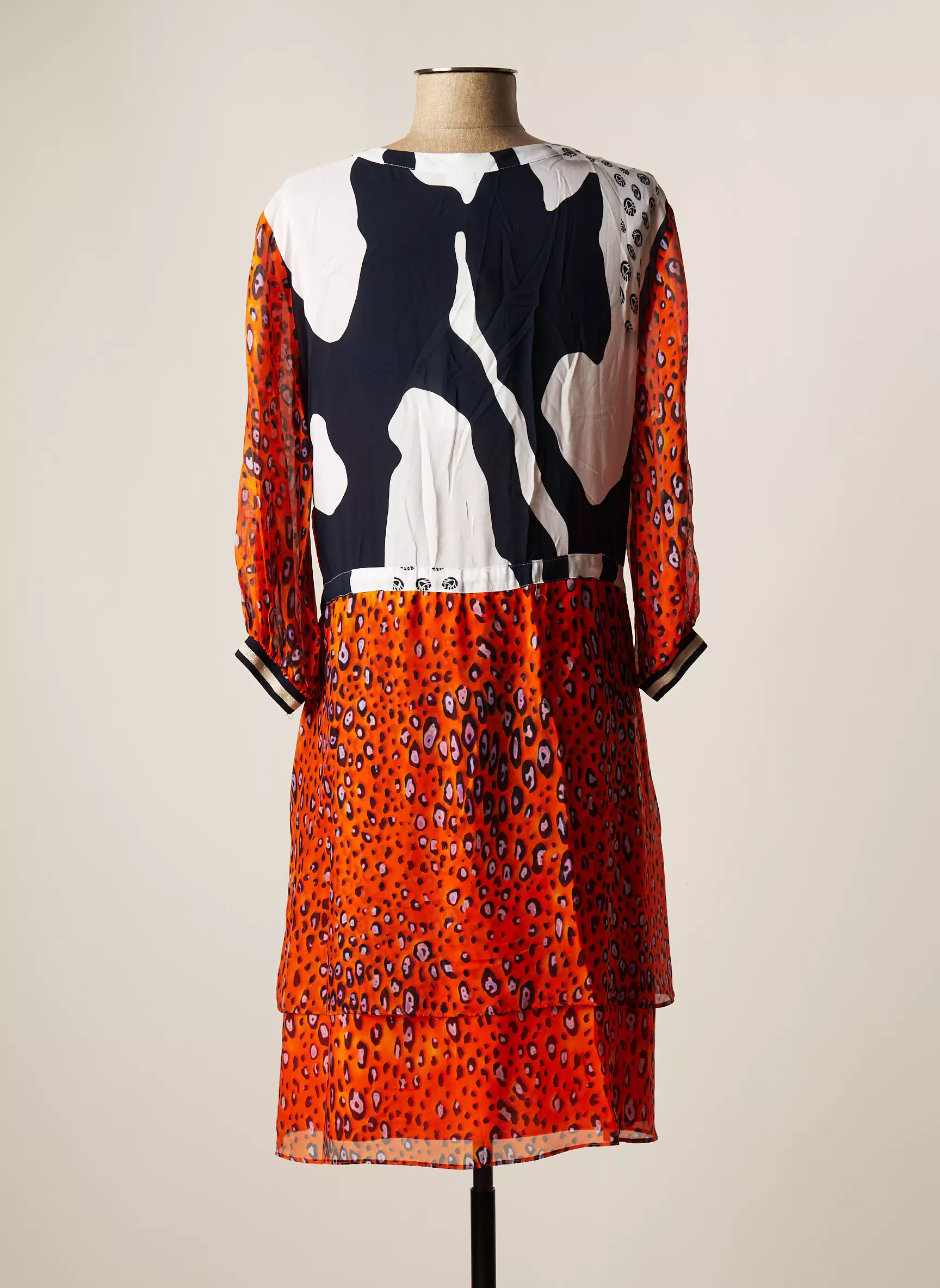 Sportalm Robes Mi Longues Femme couleur orange