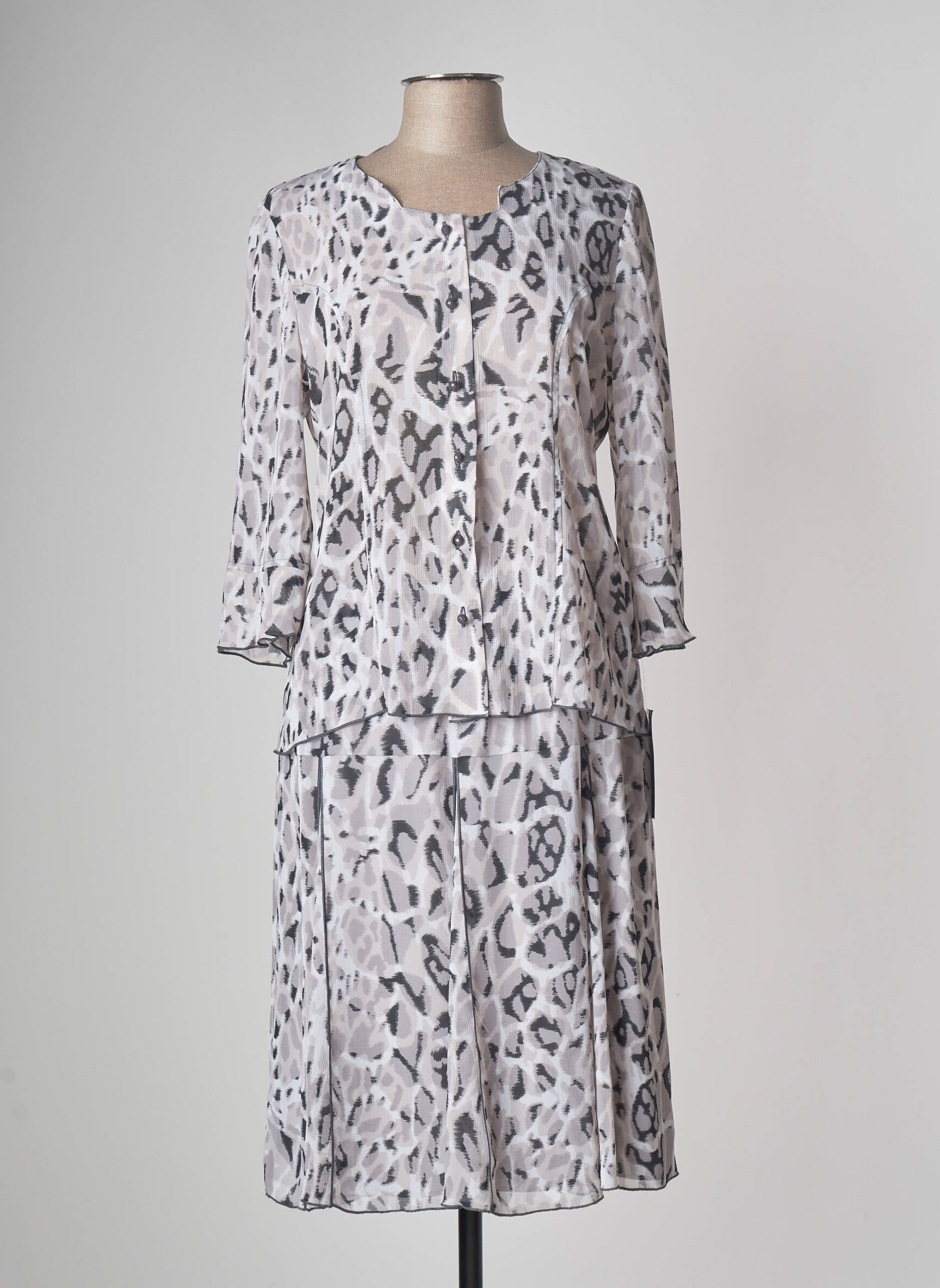 Jean Delfin Ensembles Jupe Femme couleur gris