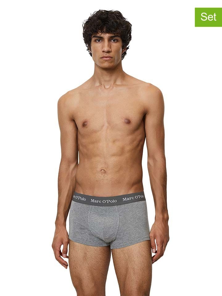 Marc O´Polo 3er-Set: Boxershorts in Grau günstig kaufen