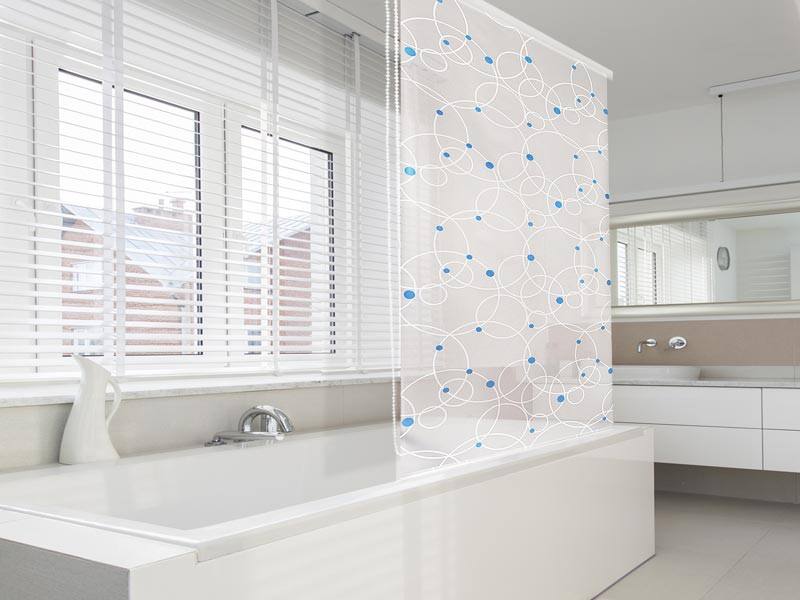 Casa Pura Duschrollo Sunny Bubbles PEVA Transparent 1600 x 2400 mm
