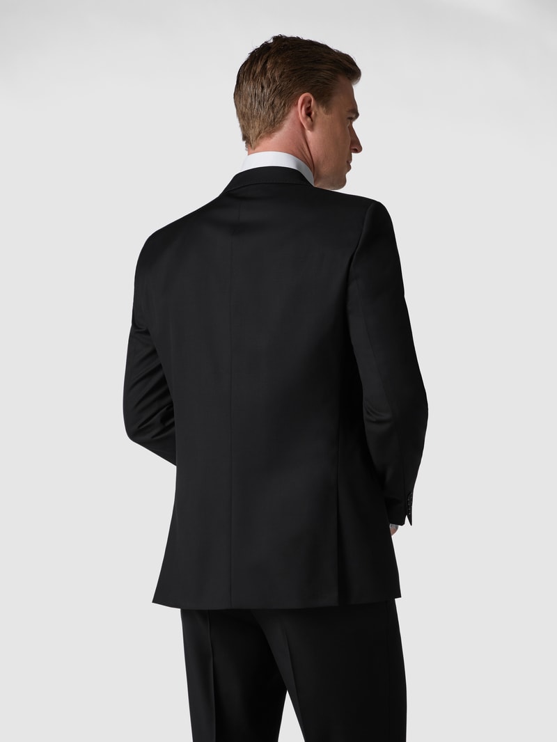 Modern Fit 2-Knopf-Sakko aus Schurwolle in schwarz