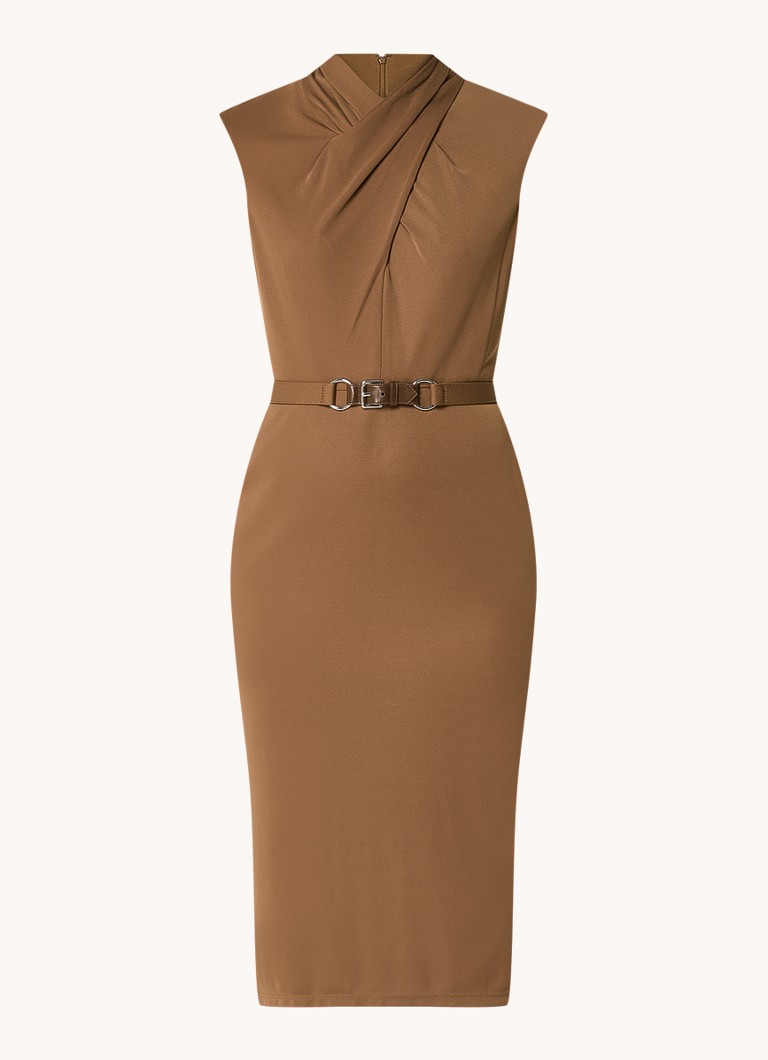 Ralph Lauren midi uska haljina s remenom