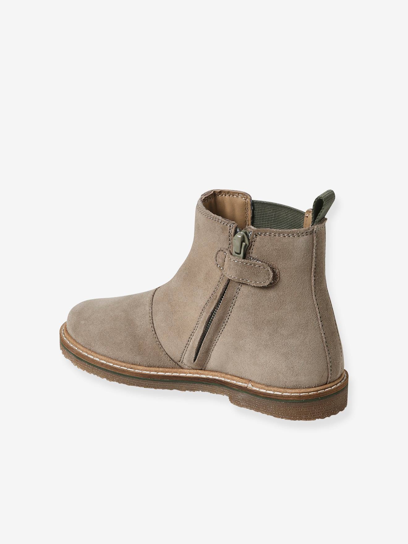 Vertbaudet Kinder Boots mit Dehneinsatz - grau