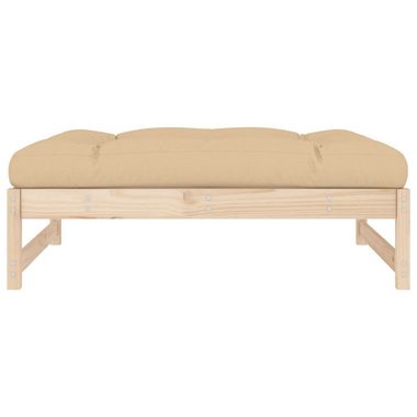 vidaXL Loungesofa Gartenhocker 120x80 cm Massivholz Kiefer, 1 Teile