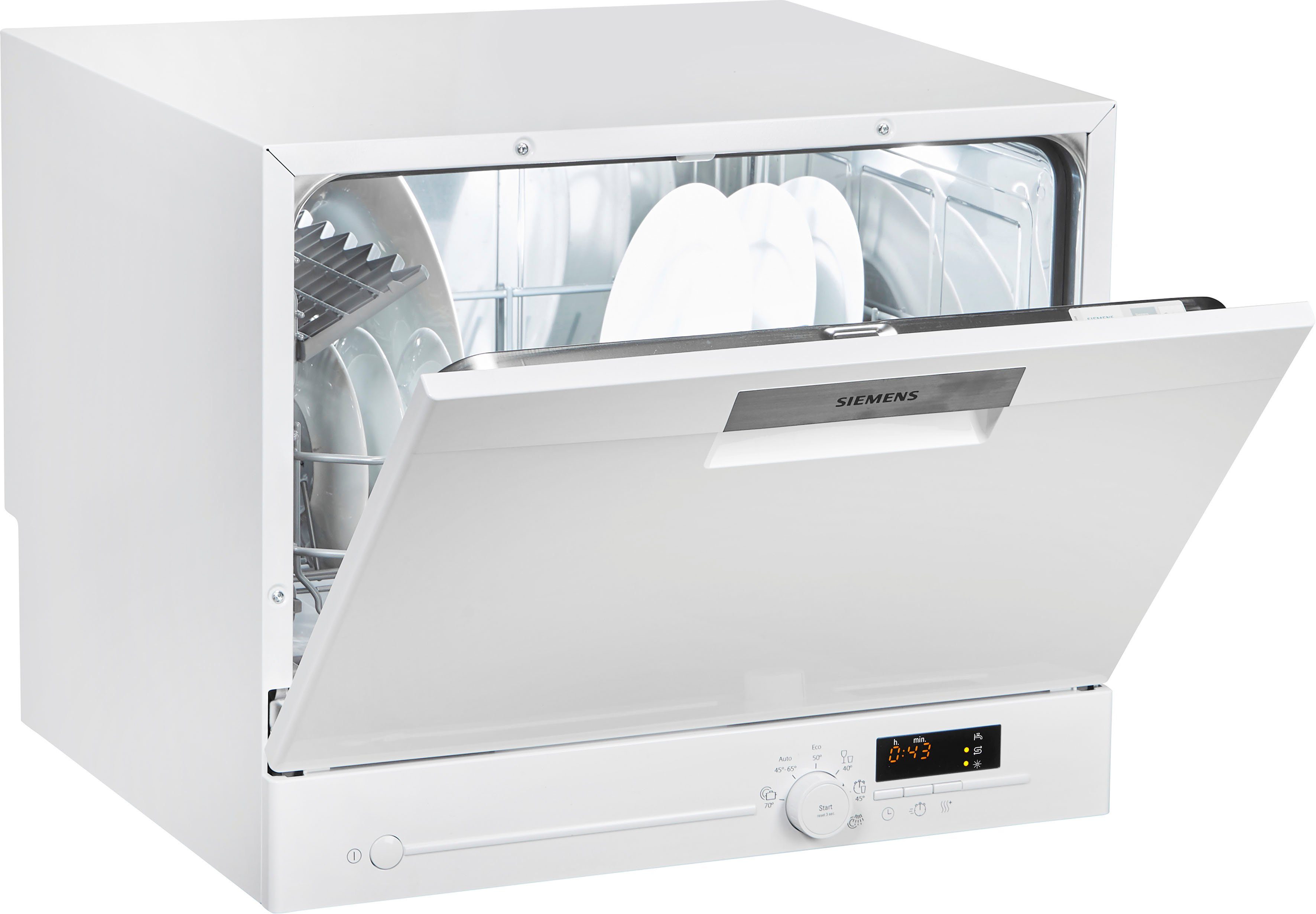 SIEMENS Standgeschirrspüler iQ300, SK26E222EU, 6 Maßgedecke