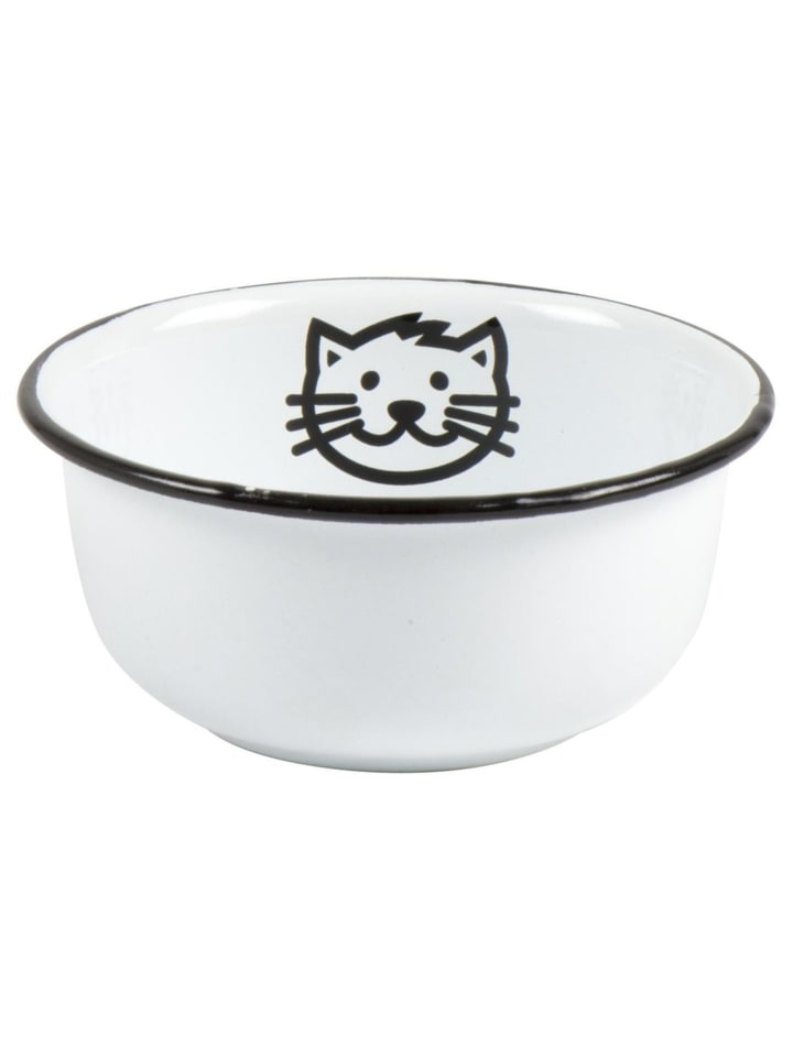 IB Laursen Fressnapf für Katzen Emaille in weiss günstig kaufen onesize