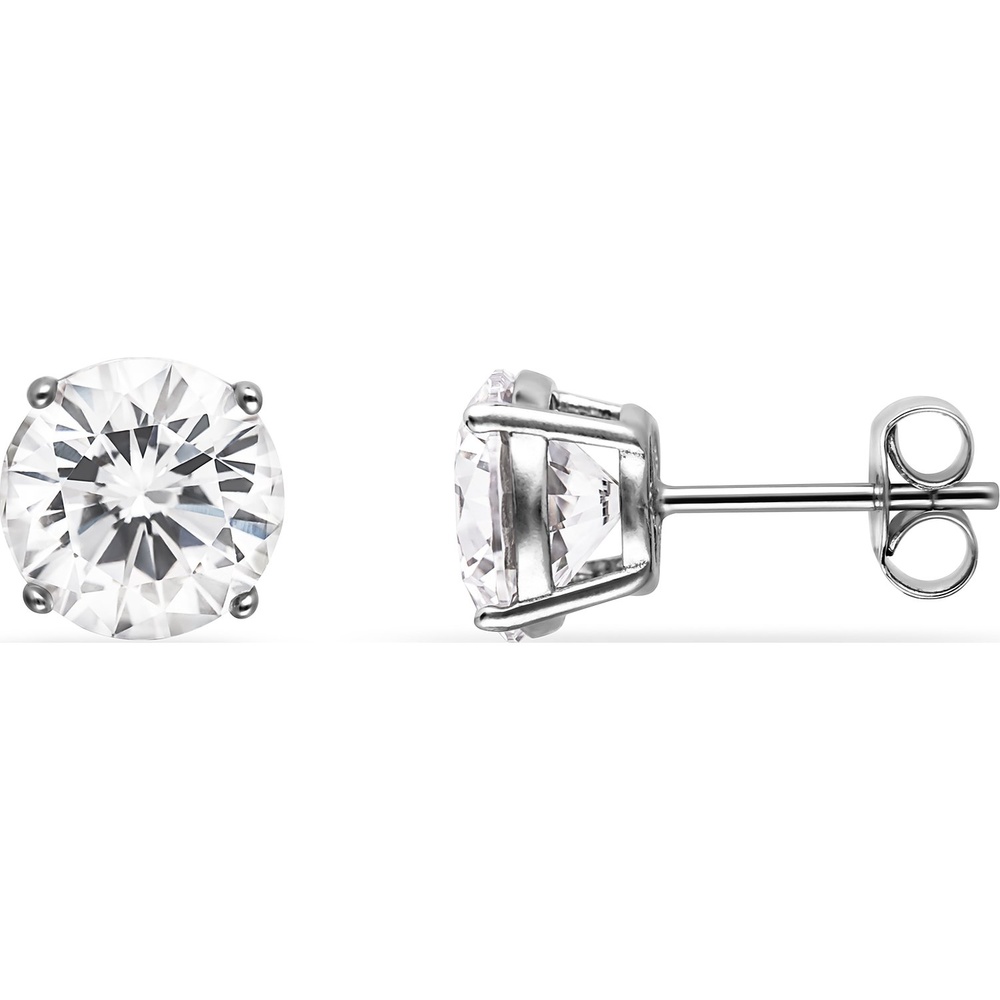 FAVS Boucles d'oreilles à fermoir à poussette 925 Argent Boucles d'oreilles