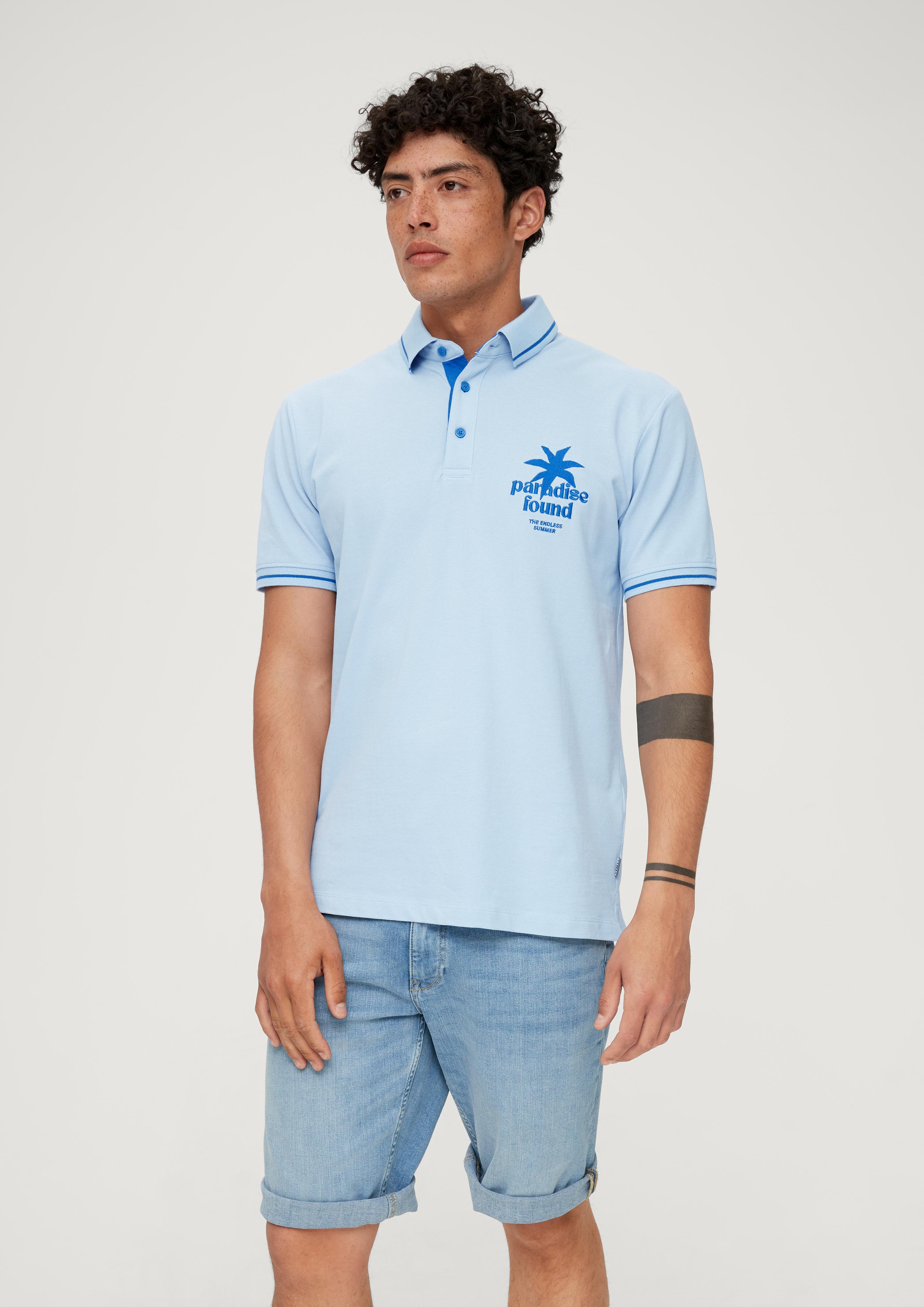Polo-Shirt aus Baumwoll-Piqué  2131479-50D1