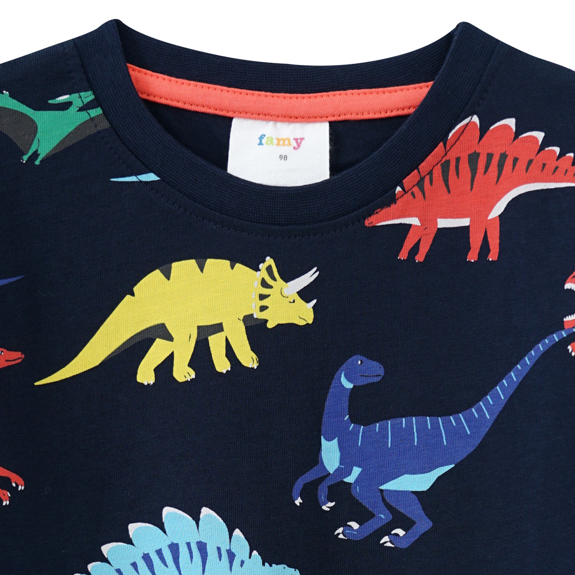 Jungen Langarmshirt mit Dino-Allover