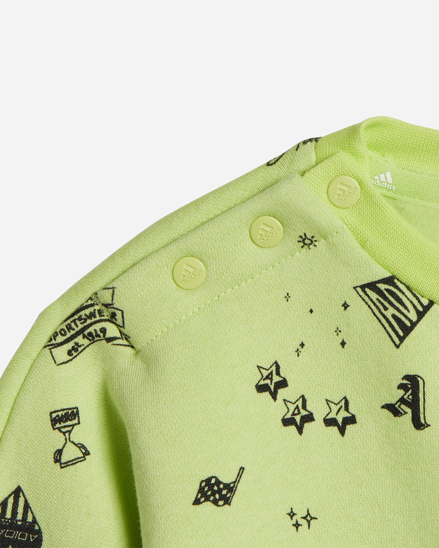 Čierne tričko Adidas All Over Jr IA1561