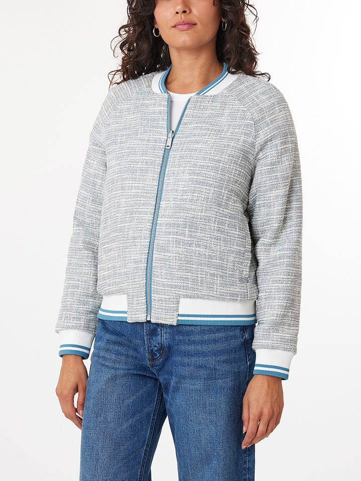 Scotch & Soda Cardigan in Hellblau/ Weiß günstig kaufen