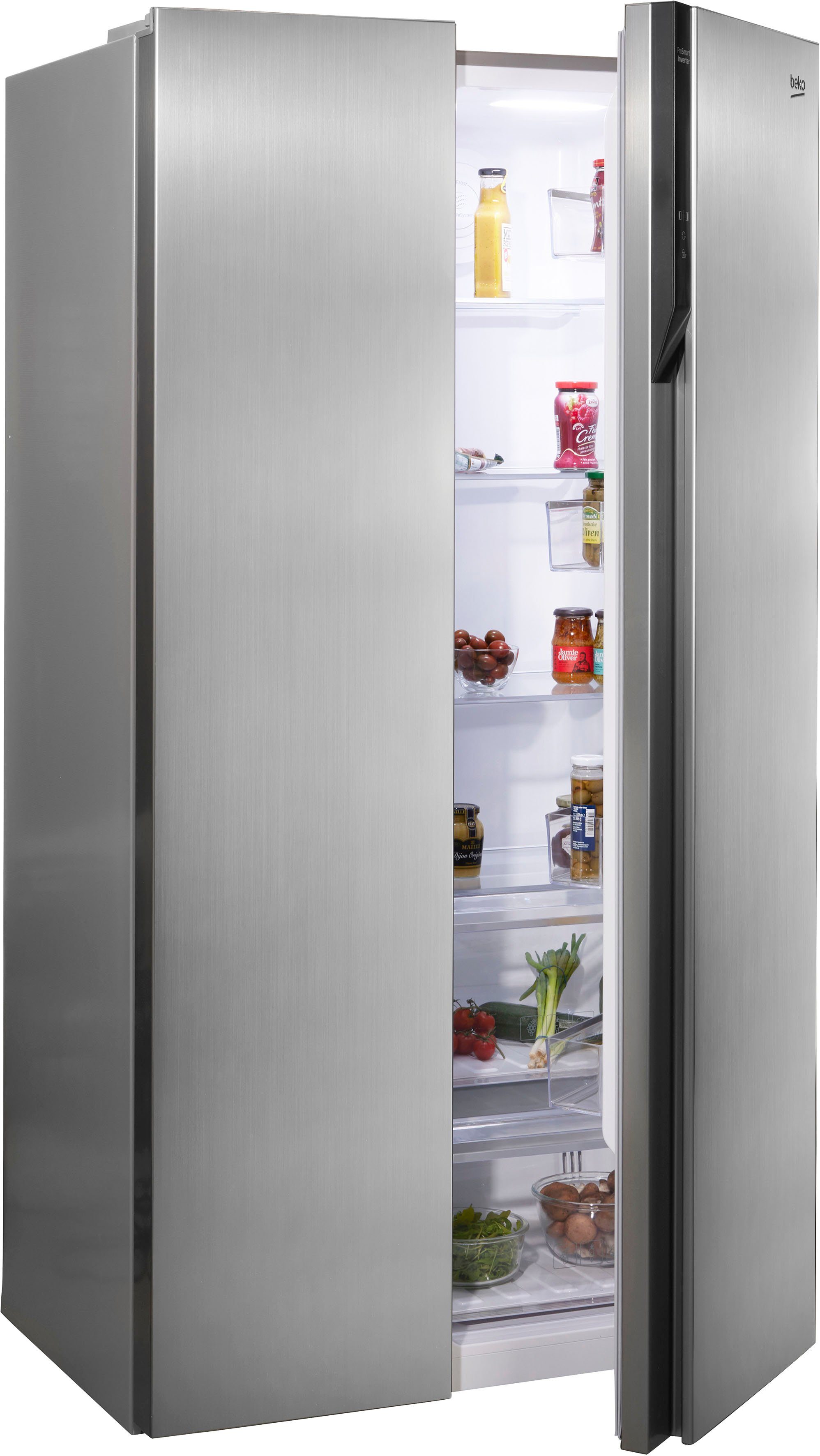 BEKO Side-by-Side GNO5323XPN, 177 cm hoch, 91 cm breit