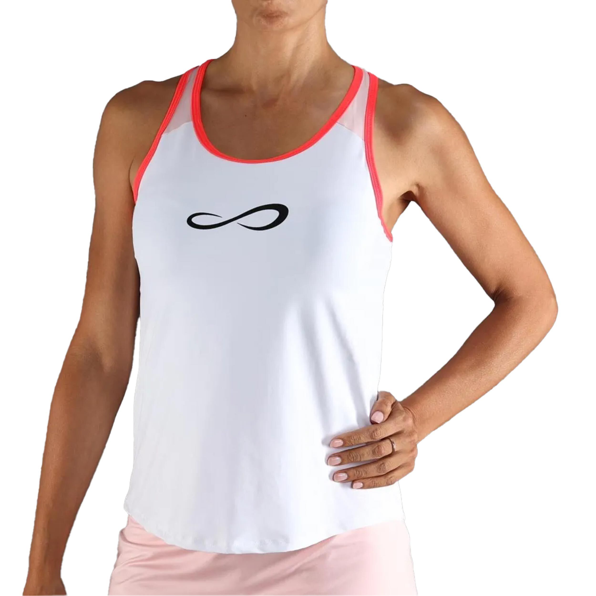 Speed II Tank-Top Damen - Weiß, Rosa
