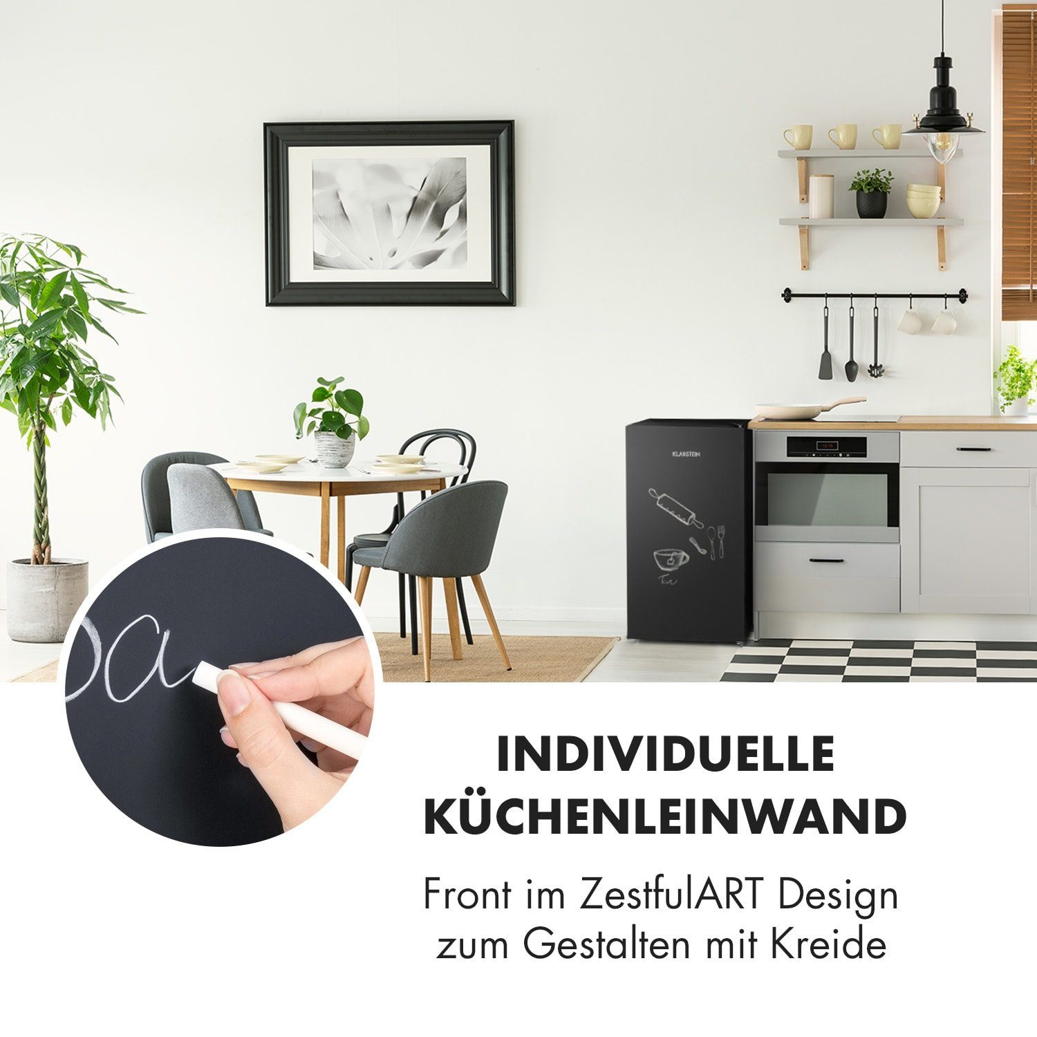 Klarstein Getränkekühlschrank HEA14-Miro 91L 10033129, 80 cm hoch, 45 cm breit