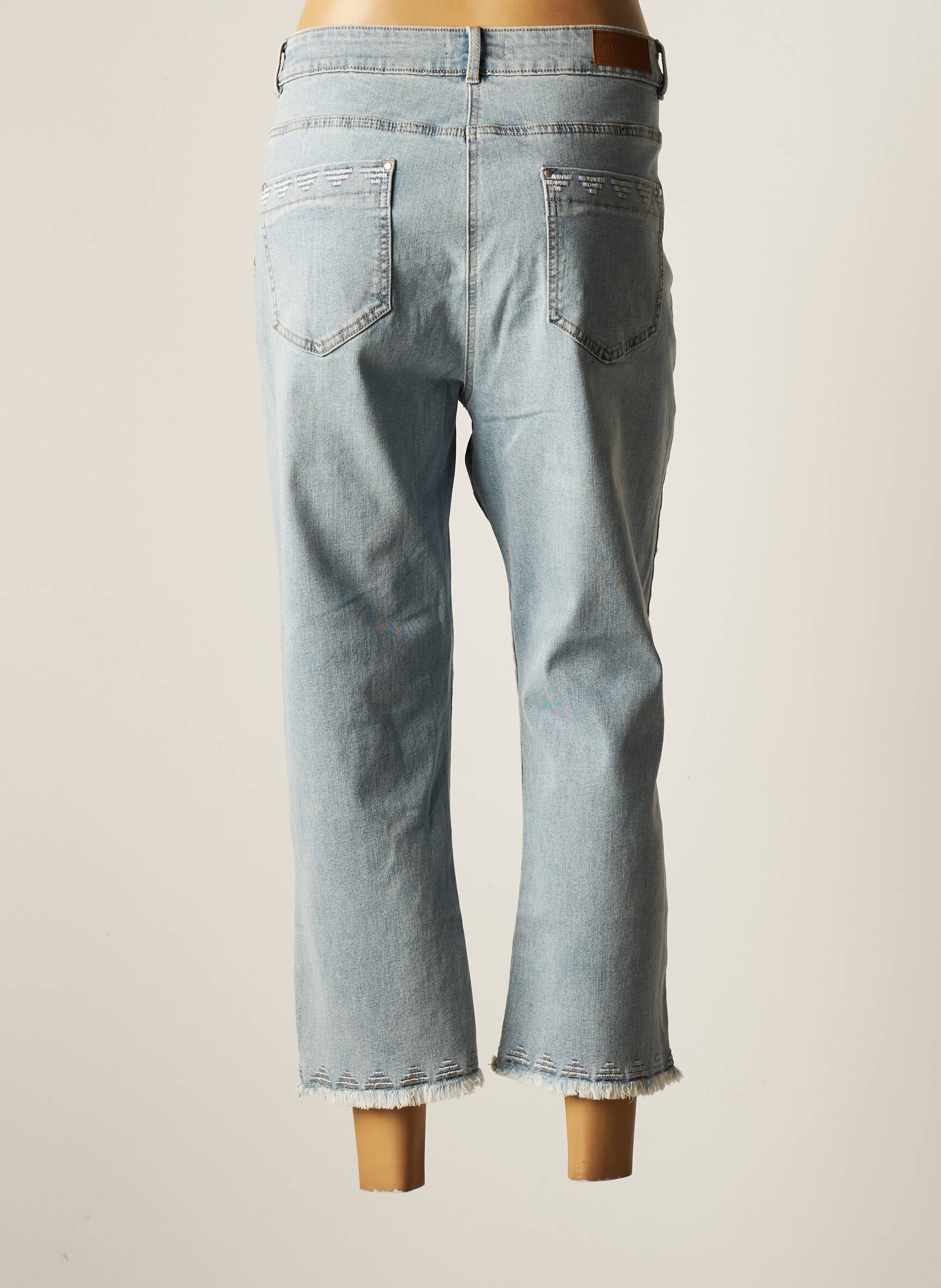 Diane Laury Jeans Coupe Droite Femme couleur bleu