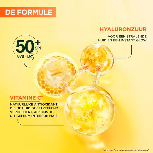 Garnier C-vitamin SPF50 láthatatlan pigmentáció elleni napi UV-fluid 40ml