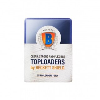 Beckett Shield Card Sleeves Toploader 35pt (25)