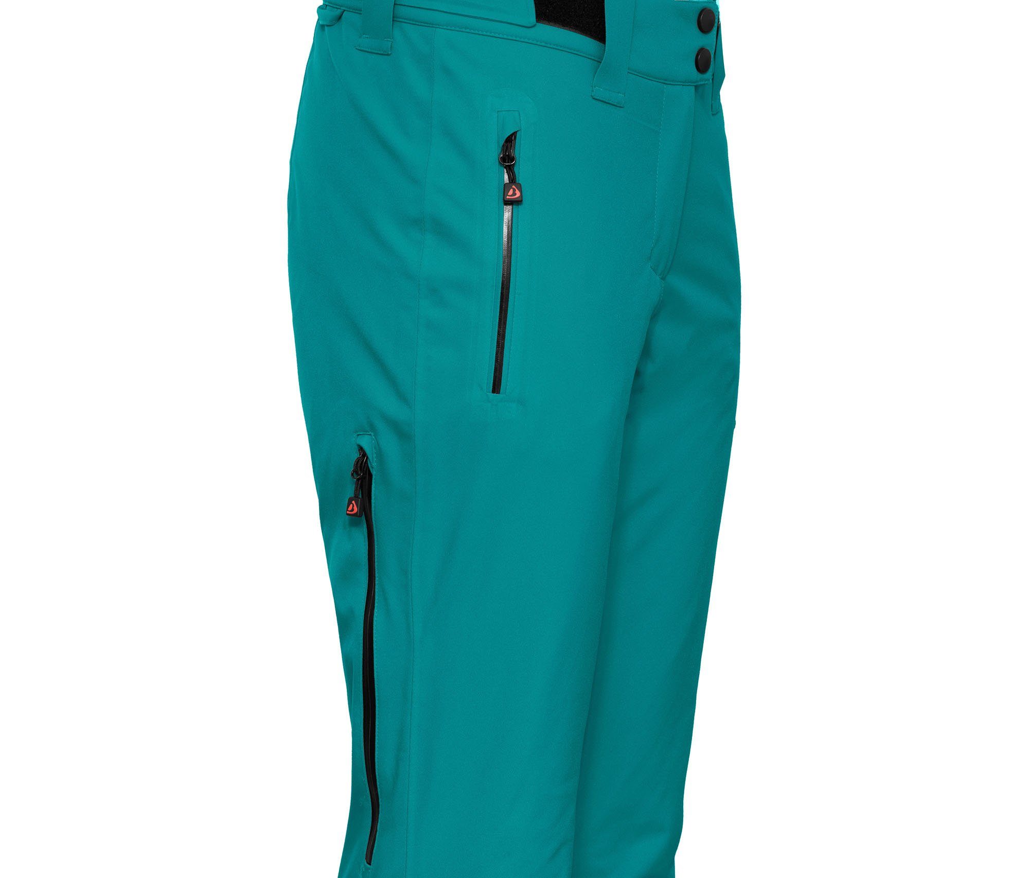 Bergson Skihose TUSBY COMFORT Damen Skihose, wattiert, recycelt, 20000 mm Wassersäule, Normalgrößen