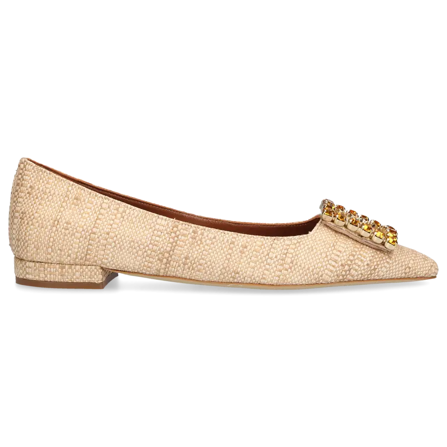 Roberto Festa - Ballerinas DIAMOND Bast - beige