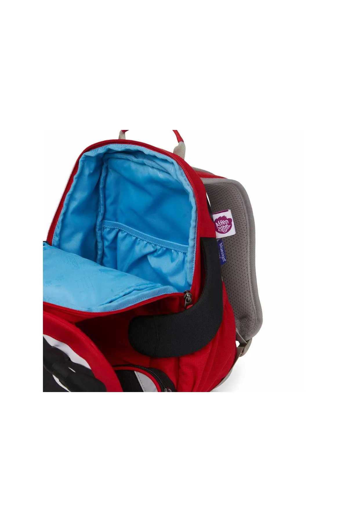 Affenzahn  Rucksack - Rot - Unifarben