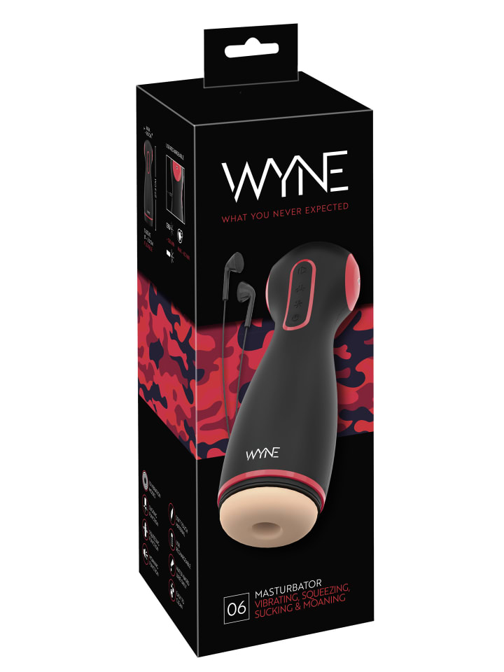 WYNE Masturbator Masturbator 06 in schwarz günstig kaufen 27 cm