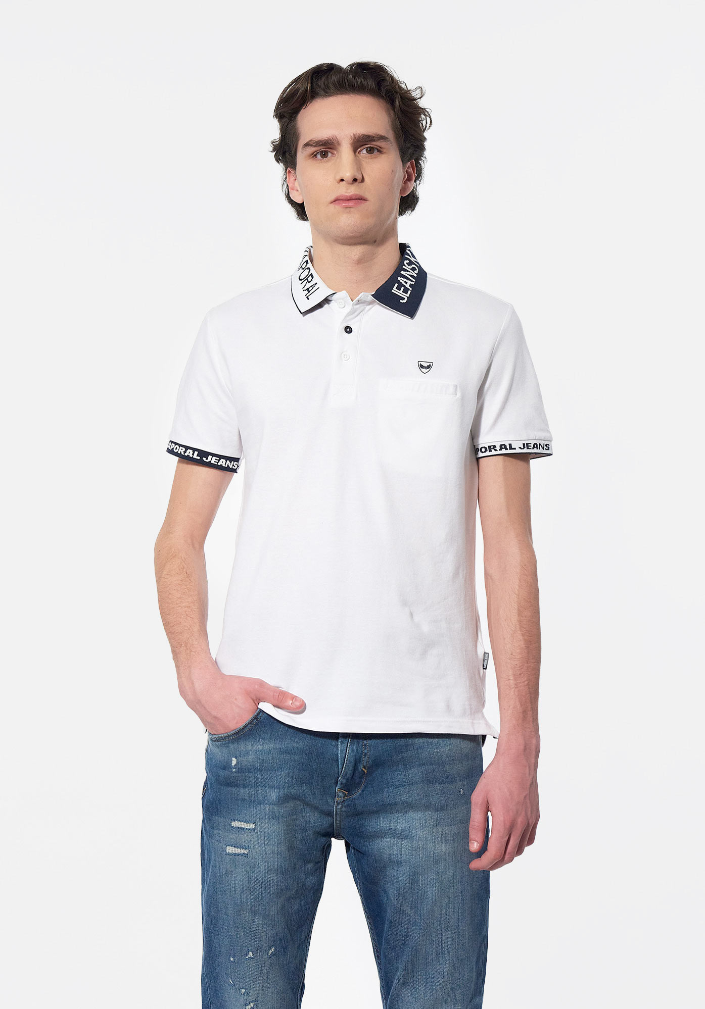 CYKO   Polo blanc Homme