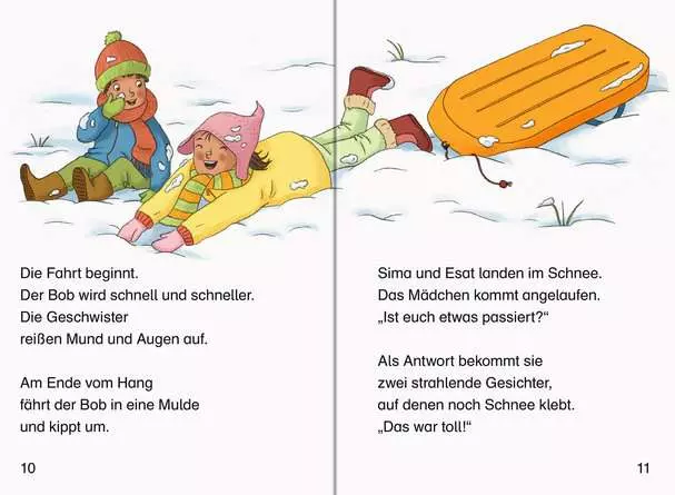 Leserabe - 1. Lesestufe: Iglu, Schnee und Rodelspaß. Wintergeschichten