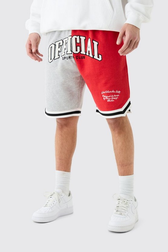 Gespleißte Official Basketball Jersey-Shorts