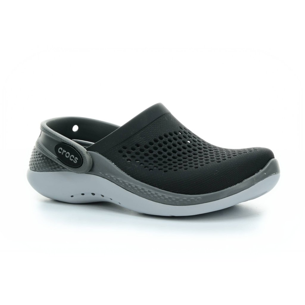 Crocs LiteRide Clog Black/Slate Grey Pantoffeln