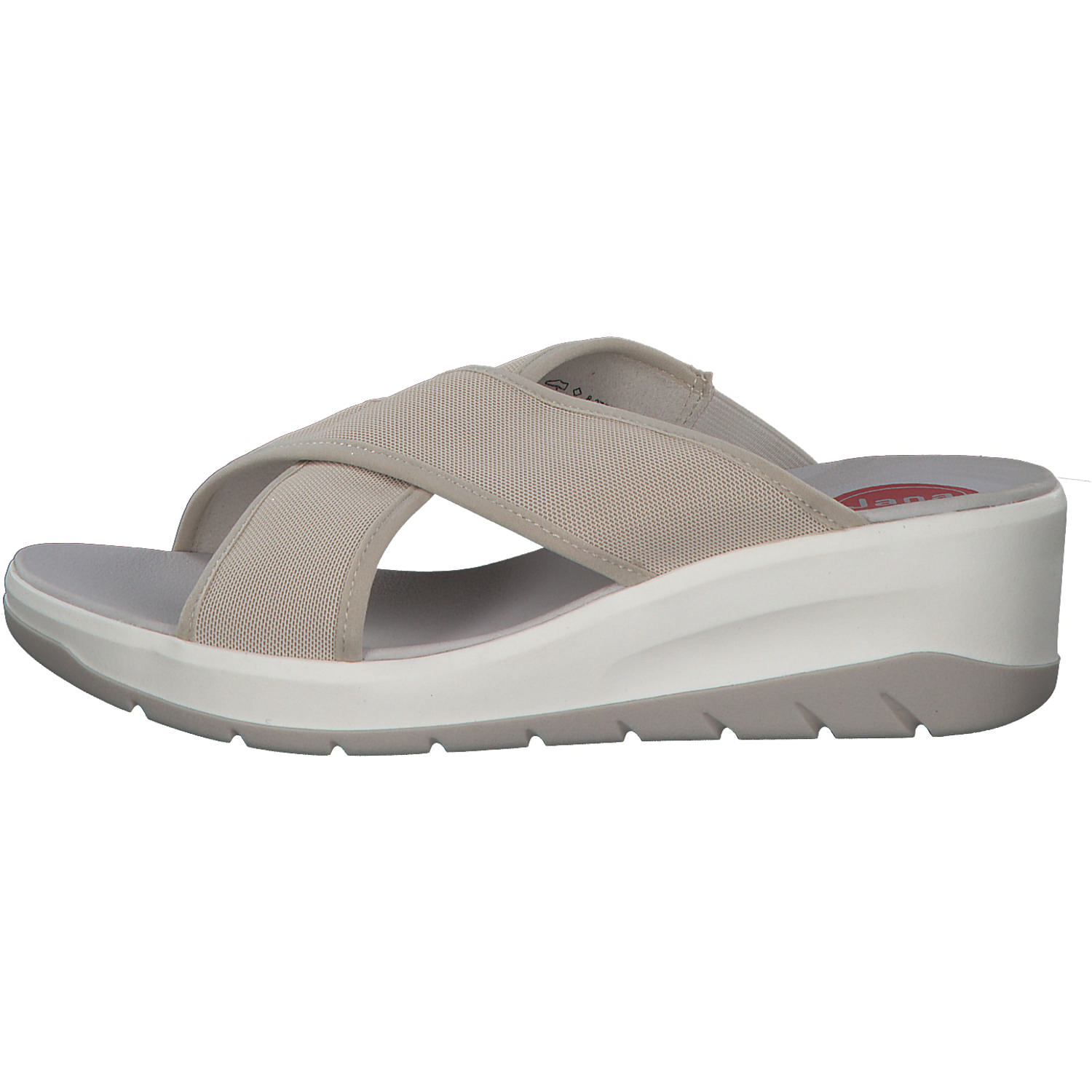 Jana Shoes 27260, Plateau-Pantoletten, Damen, LT.GREY