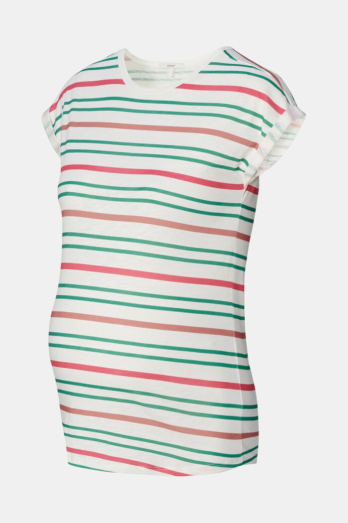 Gestreiftes Umstands-T-Shirt
