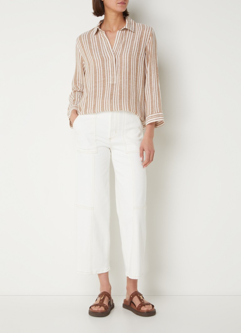 Rails  Getty high waist wide fit culotte met steekzakken