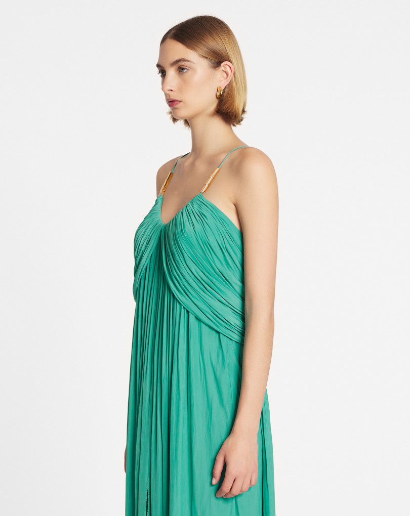 ROBE LONGUE À BRETELLES